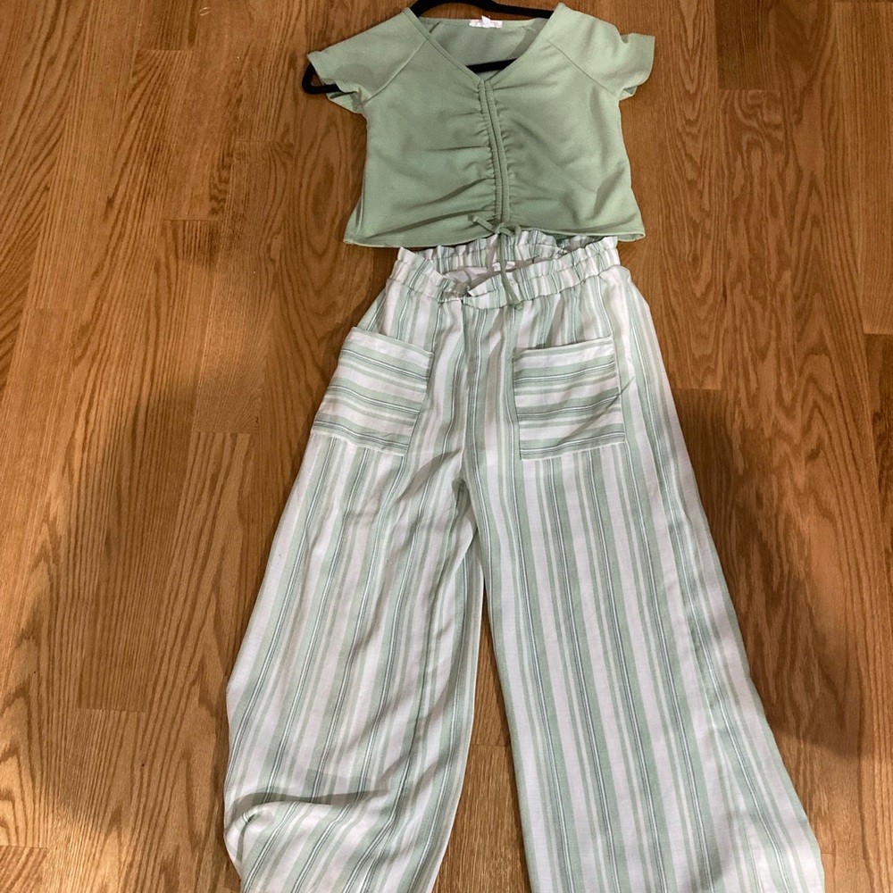 Kids Green Matching Set